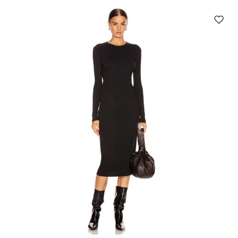 NWT RE/DONE 90’s Long Sleeve Ribbed Dress